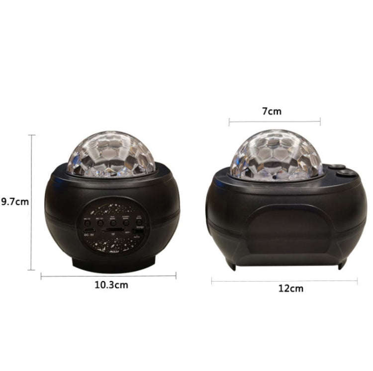 M2 8W Christmas Starry Sky Laser Projection Atmosphere Light Rotating Starry Dynamic Water Patter...