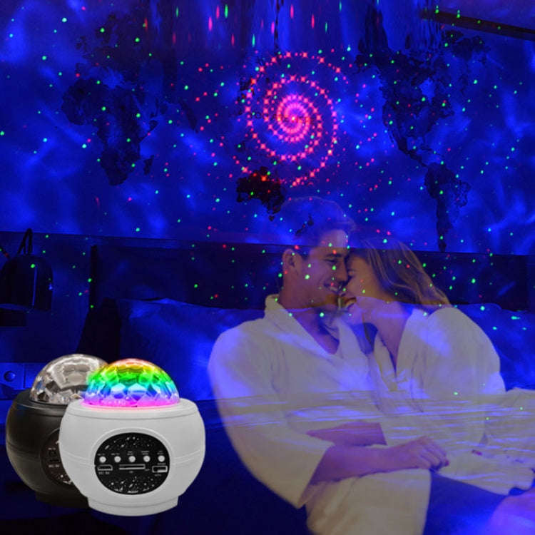 M2 8W Christmas Starry Sky Laser Projection Atmosphere Light Rotating Starry Dynamic Water Patter...