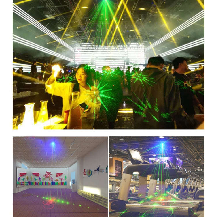 R90 8W UV Mini Laser Light Sound Control Induction Stage Atmosphere Light Bar KTV Laser Light, US...