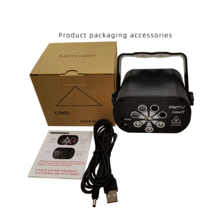 R90 8W UV Mini Laser Light Sound Control Induction Stage Atmosphere Light Bar KTV Laser Light, US...