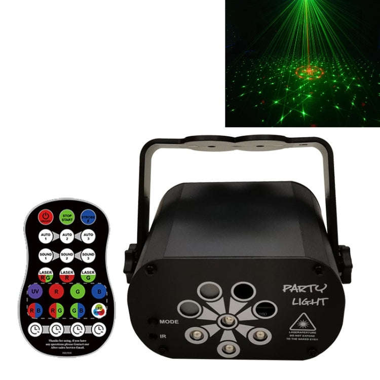 R90 8W UV Mini Laser Light Sound Control Induction Stage Atmosphere Light Bar KTV Laser Light, US...