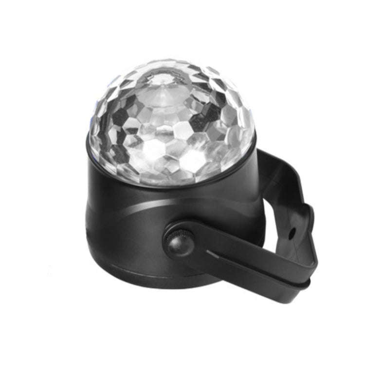 MGY-019 6W Remote Control LED Crystal Magic Ball Light Colorful Rotating Stage Laser Light, US Pl...