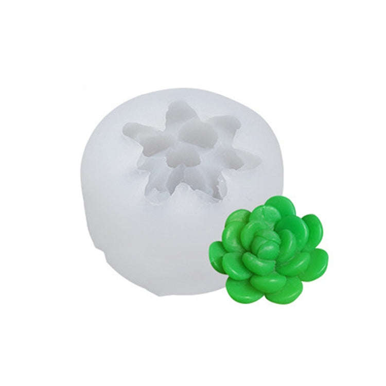Fleshy Three-Dimensional Candle Silicone Mold DIY Handmade Soap Aromatherapy Epoxy Mold, SX-ZW-13...