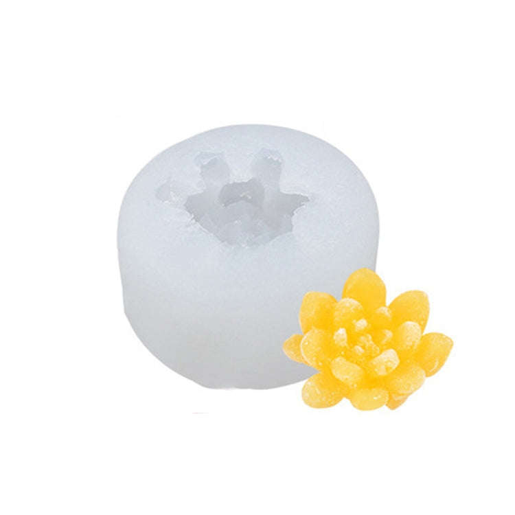 Fleshy Three-Dimensional Candle Silicone Mold DIY Handmade Soap Aromatherapy Epoxy Mold, SX-ZW-13...