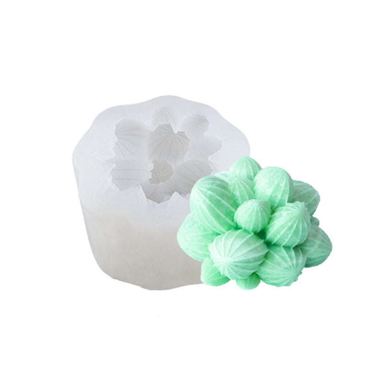 Fleshy Three-Dimensional Candle Silicone Mold DIY Handmade Soap Aromatherapy Epoxy Mold, SX-ZW-13...