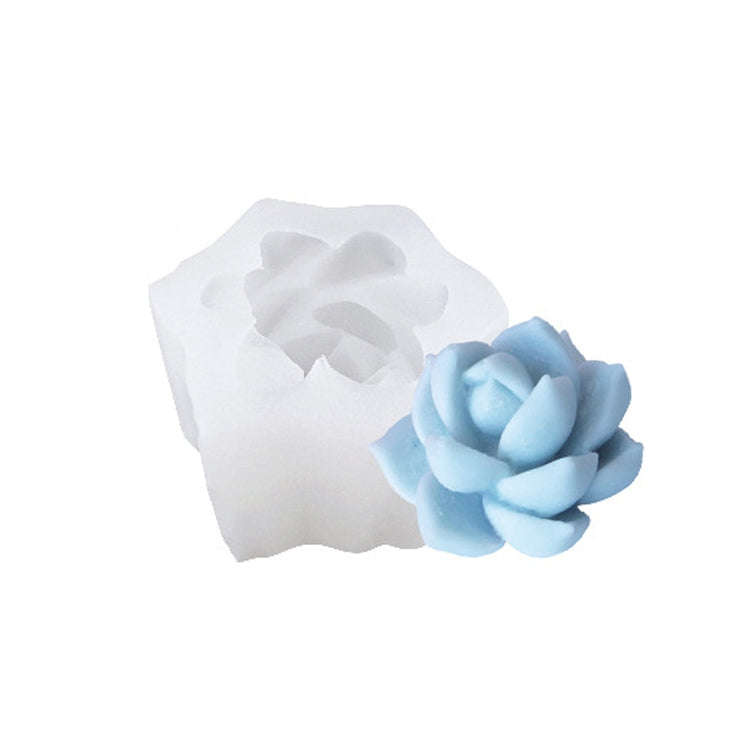 Fleshy Three-Dimensional Candle Silicone Mold DIY Handmade Soap Aromatherapy Epoxy Mold, SX-ZW-13...