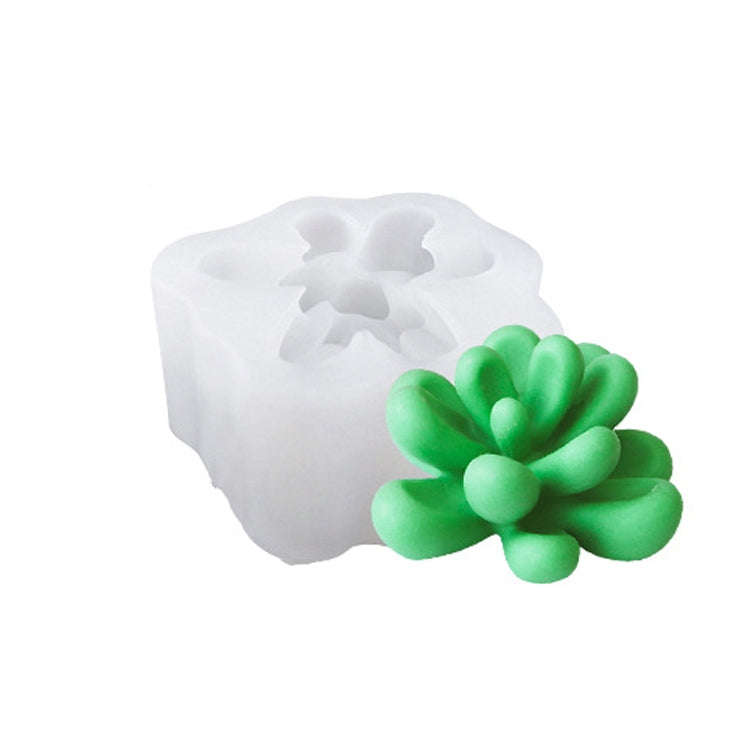 Fleshy Three-Dimensional Candle Silicone Mold DIY Handmade Soap Aromatherapy Epoxy Mold, SX-ZW-13...