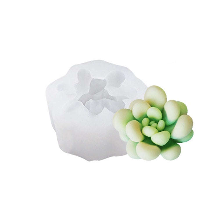 Fleshy Three-Dimensional Candle Silicone Mold DIY Handmade Soap Aromatherapy Epoxy Mold, SX-ZW-13...