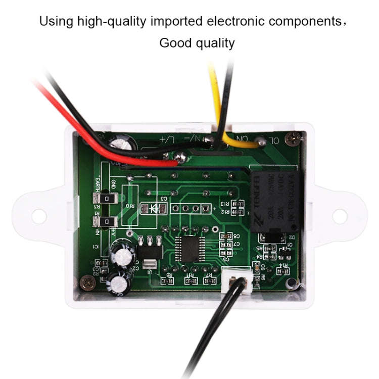 XH-W3001 Digital LED Temperature Controller Arduino Cooling Heating Switch Thermostat NTC Sensor,...