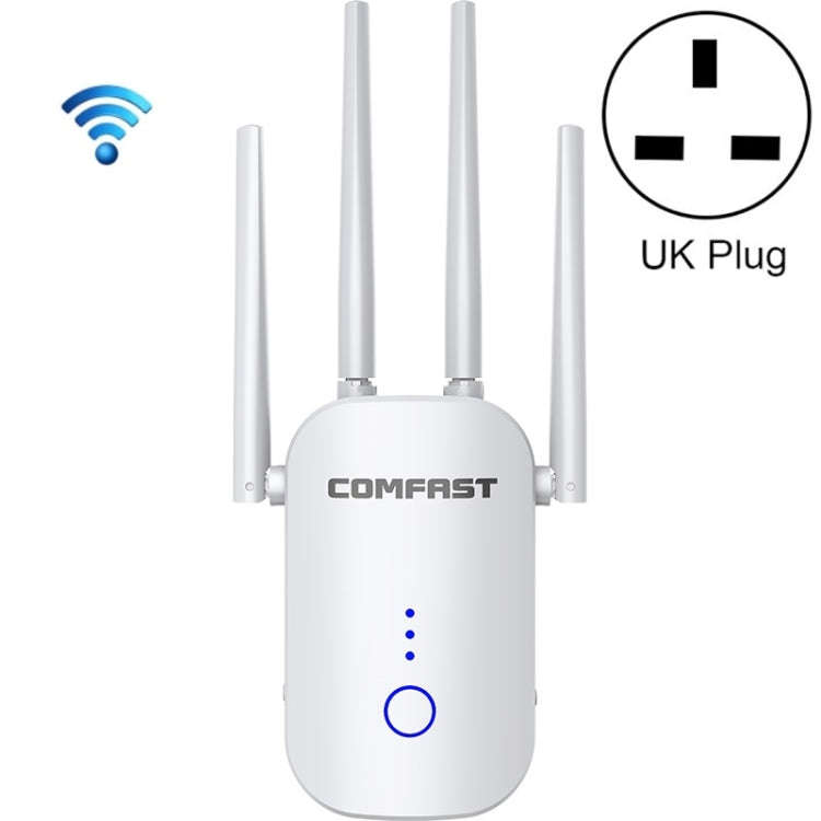 COMFAST CF-WR758AC Dual Frequency 1200Mbps Wireless Repeater 5.8G WIFI Signal Amplifier, CN Plug,...