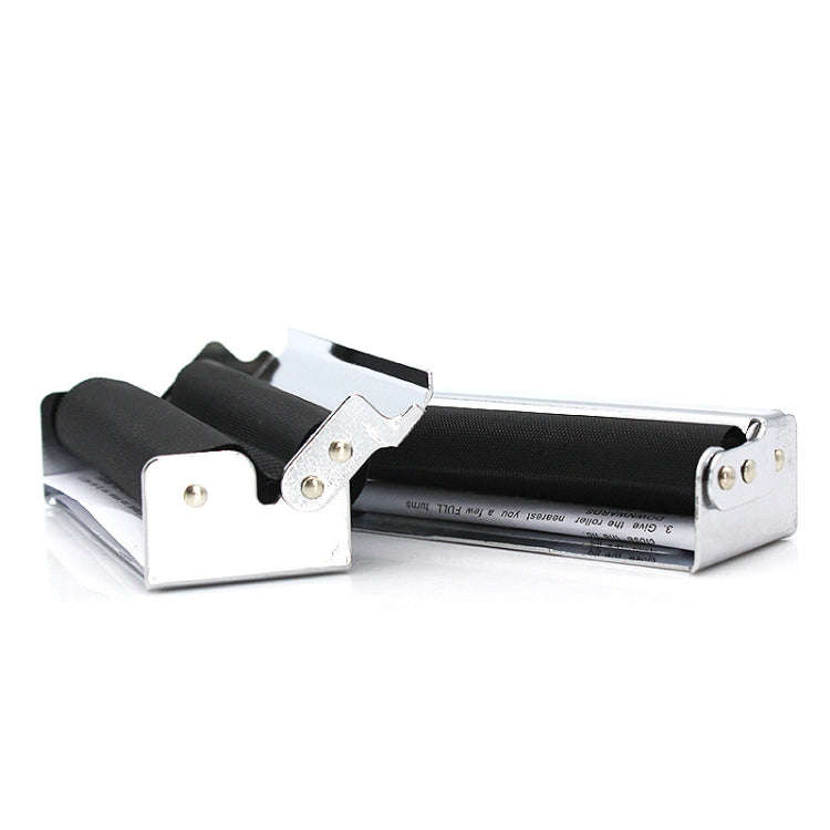 2 PCS Automatic Metal Cigarette Maker With Lid, Specification: 7.3x2.6x2cm, 7.3x2.6x2cm