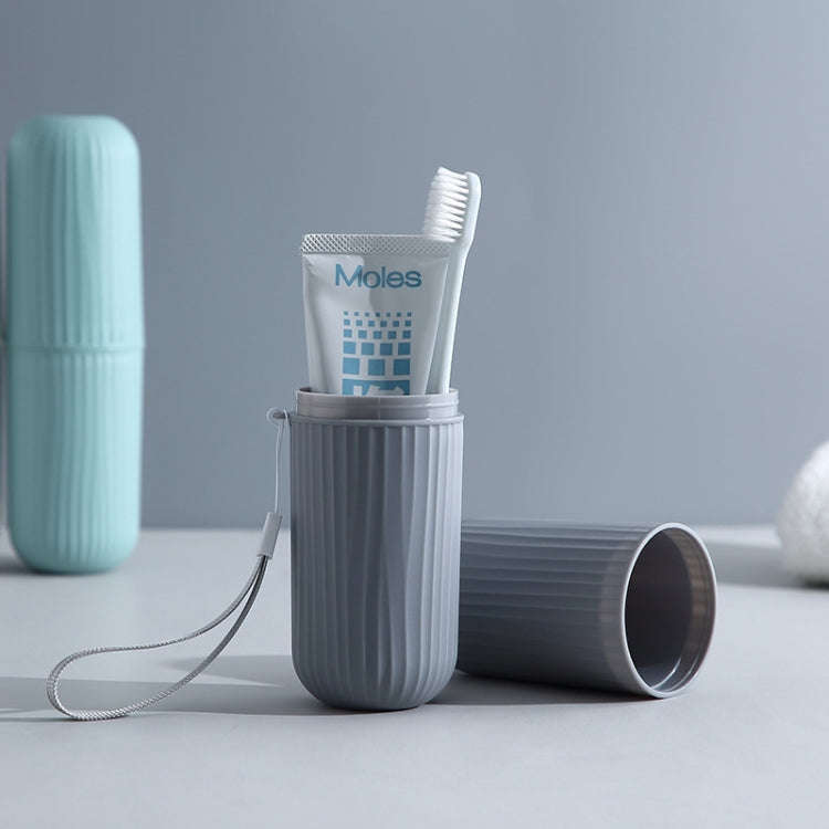 1pc Simple Travel Washing Cup Portable Toothbrush Storage Box Multifunctional Brushing Cup