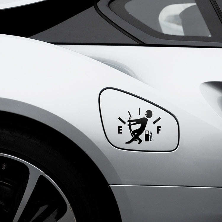 10 Pcs Funny Car Sticker Pull Fuel Tank Pointer To Full Hellaflush Reflective Vinyl Car Sticker D...
