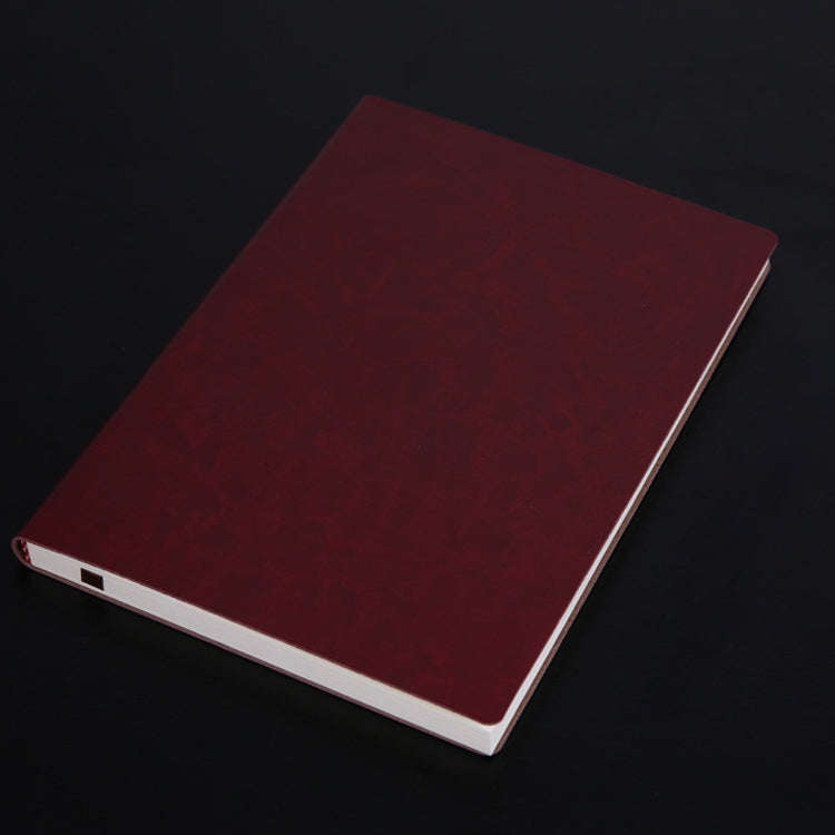 Notebook Student Notepad Diary Book Business Record Book PU Notebook, A5 Plain Weave Blue, A5 Pla...