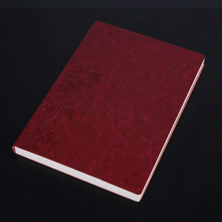 Notebook Student Notepad Diary Book Business Record Book PU Notebook, A5 Plain Weave Blue, A5 Pla...
