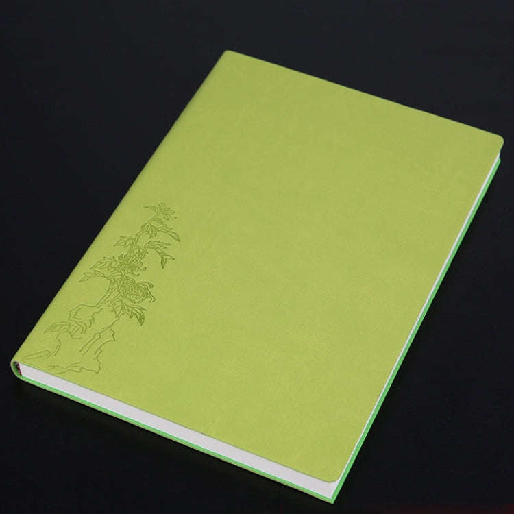 Notebook Student Notepad Diary Book Business Record Book PU Notebook, A5 Plain Weave Blue, A5 Pla...