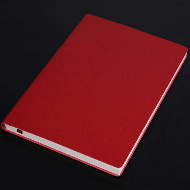 Notebook Student Notepad Diary Book Business Record Book PU Notebook, A5 Plain Weave Blue, A5 Pla...