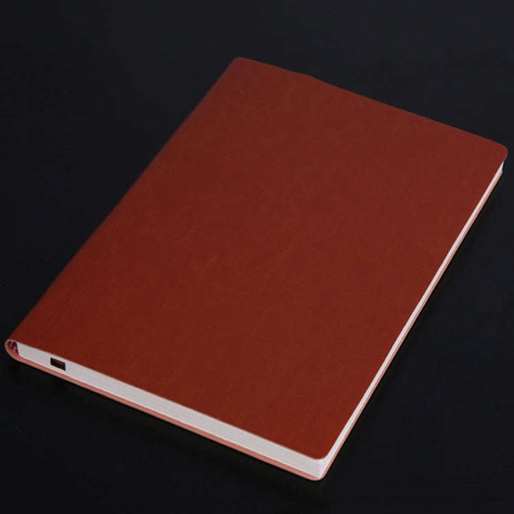 Notebook Student Notepad Diary Book Business Record Book PU Notebook, A5 Plain Weave Blue, A5 Pla...