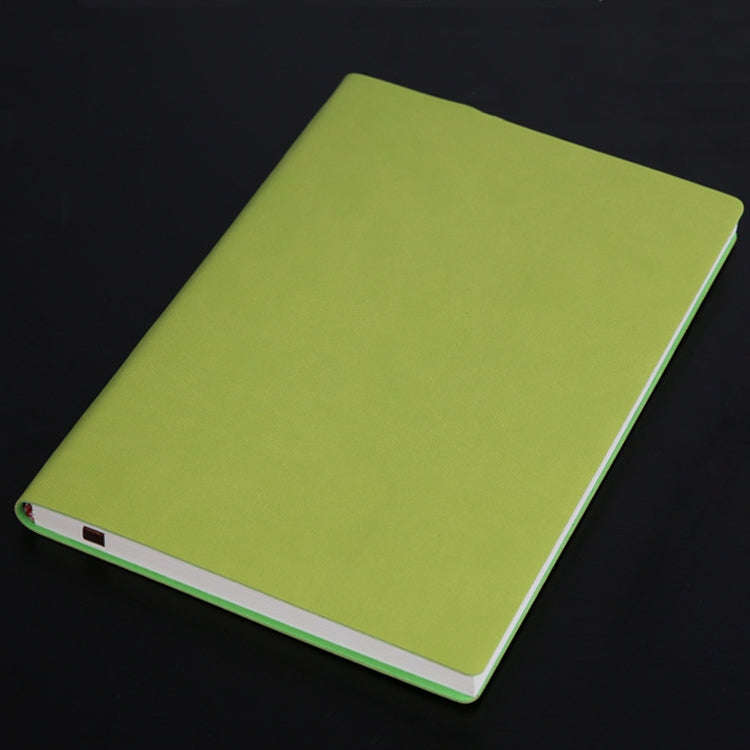 Notebook Student Notepad Diary Book Business Record Book PU Notebook, A5 Plain Weave Blue, A5 Pla...