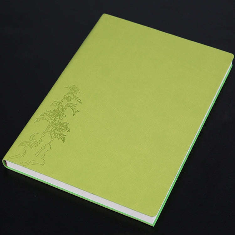 Notebook Student Notepad Diary Book Business Record Book PU Notebook, A5 Plain Weave Blue, A5 Pla...