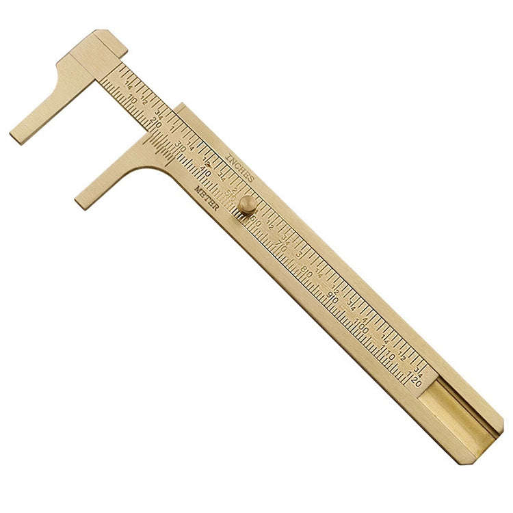 Brass Retro Drawing Ruler Measuring Tools, 0-10cm Isosceles Triangle Ruler, 0-10cm Right Angle Tr...