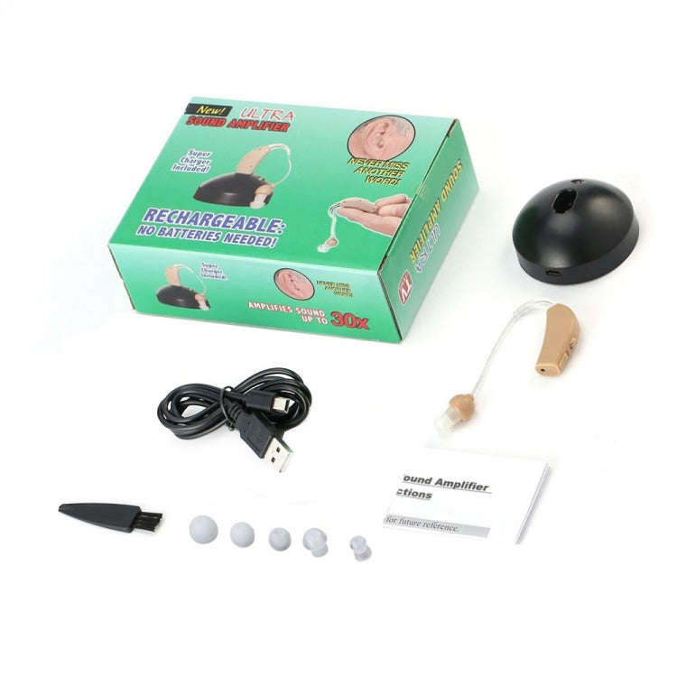 Rechargeable Hearing Aids Hearing Aids For The Elderly, Specification: AU Plug, EU Plug
