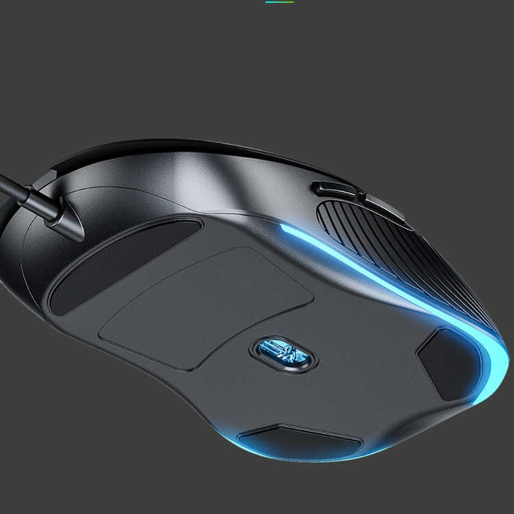 Inphic PB1 Business Office Mute Macro Definition Gaming Wired Mouse, Cable Length: 1.5m, Classic ...
