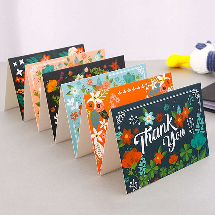 6pcs / Set Christmas Gift Greeting Card Holiday Greeting Message Card, Christmas Greeting Card