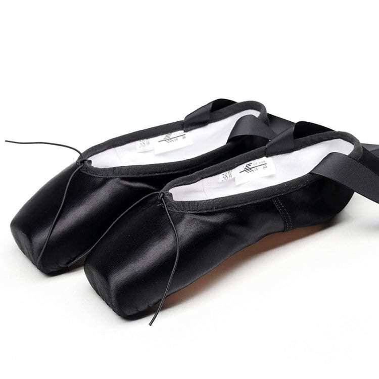 Ballet Lace Pointe Shoes Professional Flat Dance Shoes, 39, 40, 41, 42, 43, 44