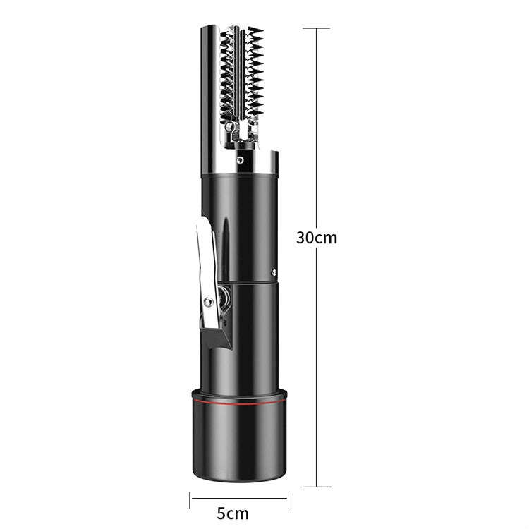 Electric Fish Scale Scraper Household Automatic Wireless Scraping Tool CN Plug, Black Single Batt...