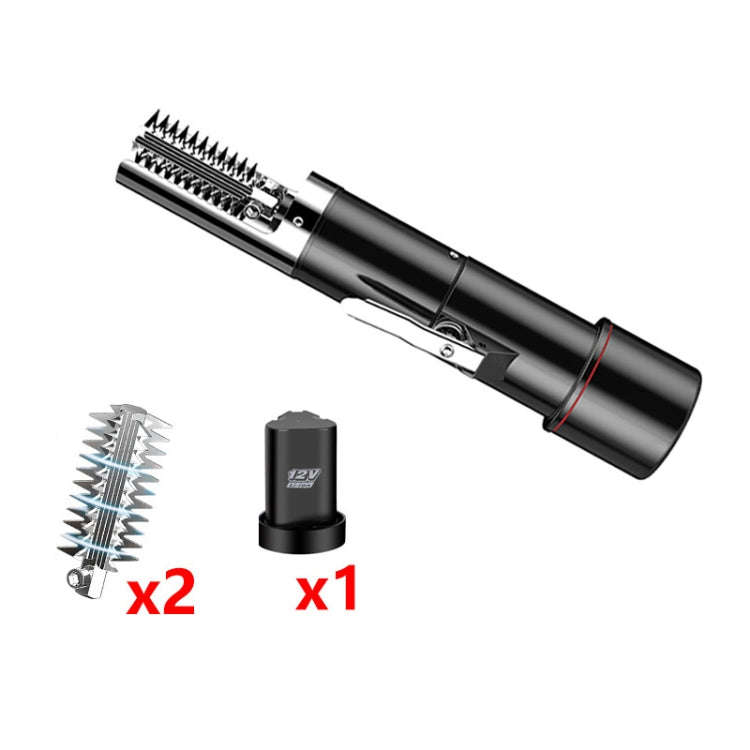 Electric Fish Scale Scraper Household Automatic Wireless Scraping Tool CN Plug, Black Single Batt...