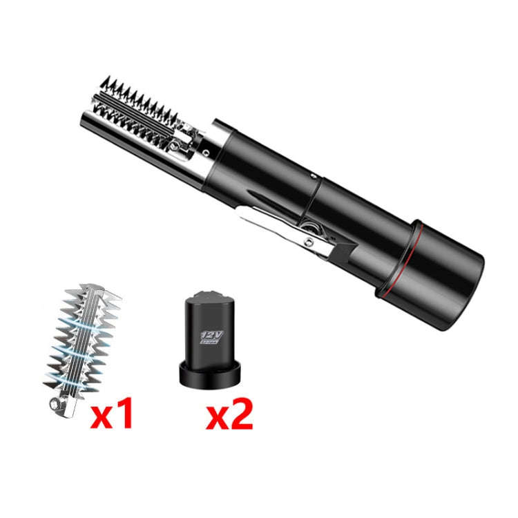 Electric Fish Scale Scraper Household Automatic Wireless Scraping Tool CN Plug, Black Single Batt...
