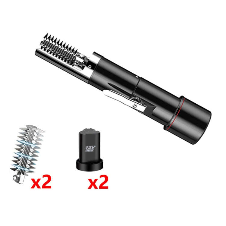 Electric Fish Scale Scraper Household Automatic Wireless Scraping Tool CN Plug, Black Single Batt...