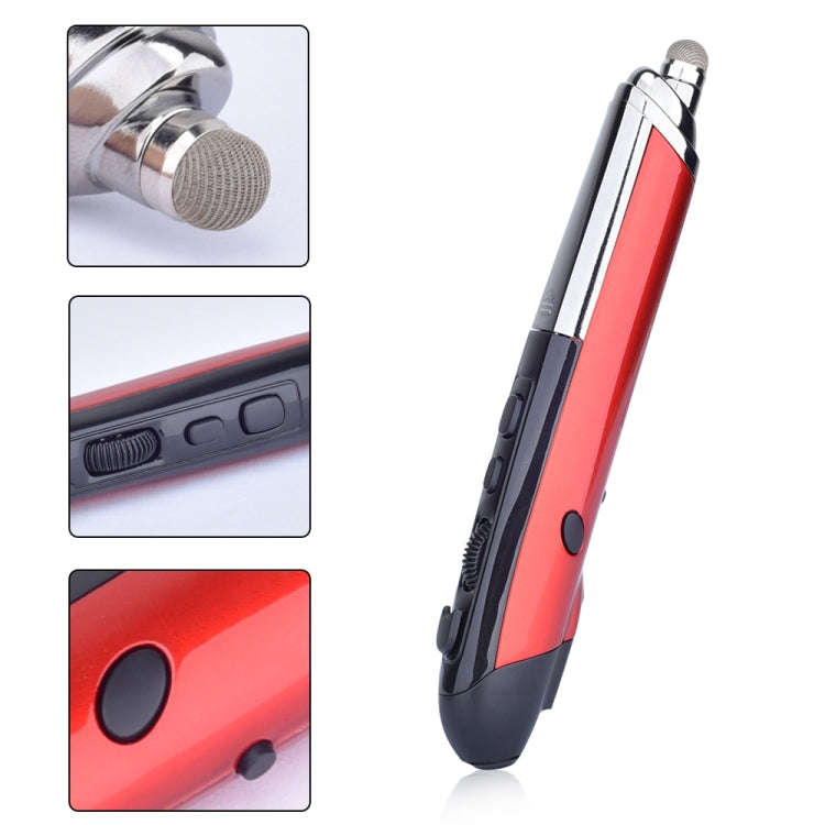 PR-08 1600DPI 6 Keys 2.4G Wireless Electronic Whiteboard Pen Multi-Function Pen Mouse PPT Flip Pe...