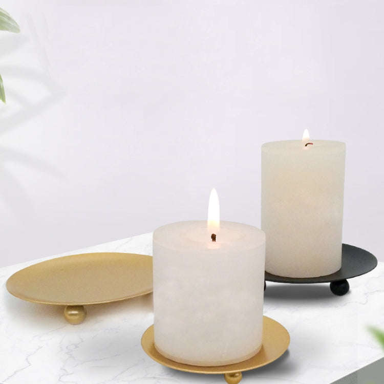 European Romantic Iron Geometric Candle Holder Table Decoration, Large, Small