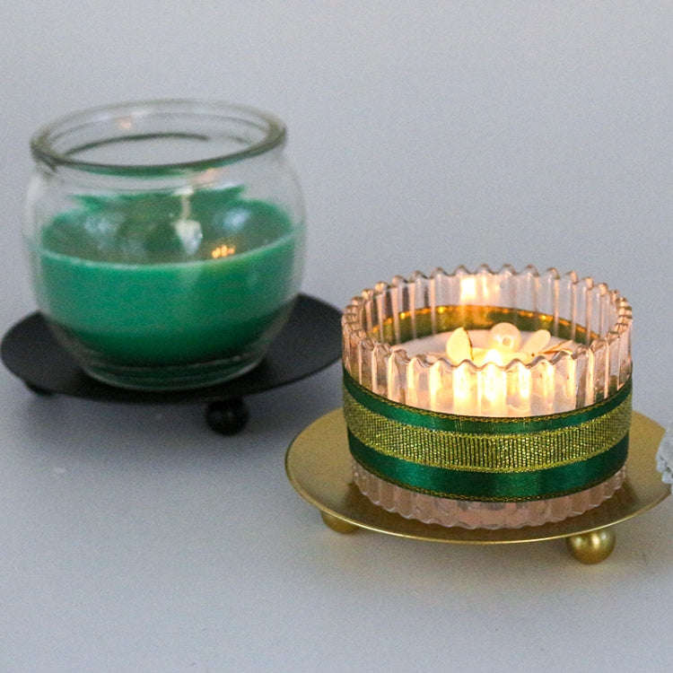 European Romantic Iron Geometric Candle Holder Table Decoration, Large, Small