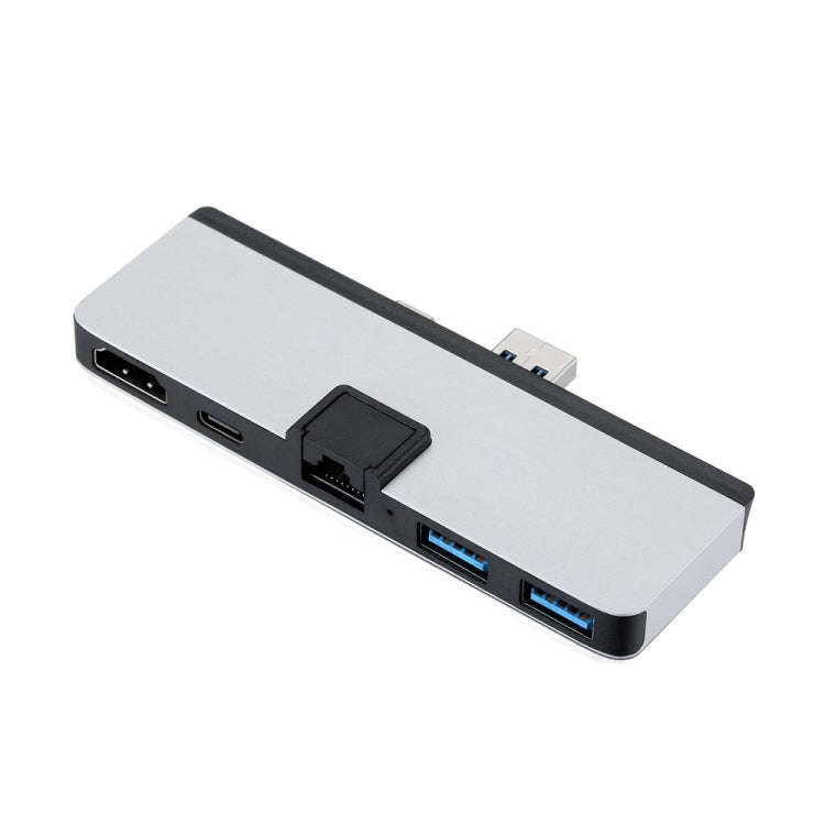 Cabledeconn T0409 Multifunctional USB 3.0 HUB Docking Station Network Cable Interface Converter, ...