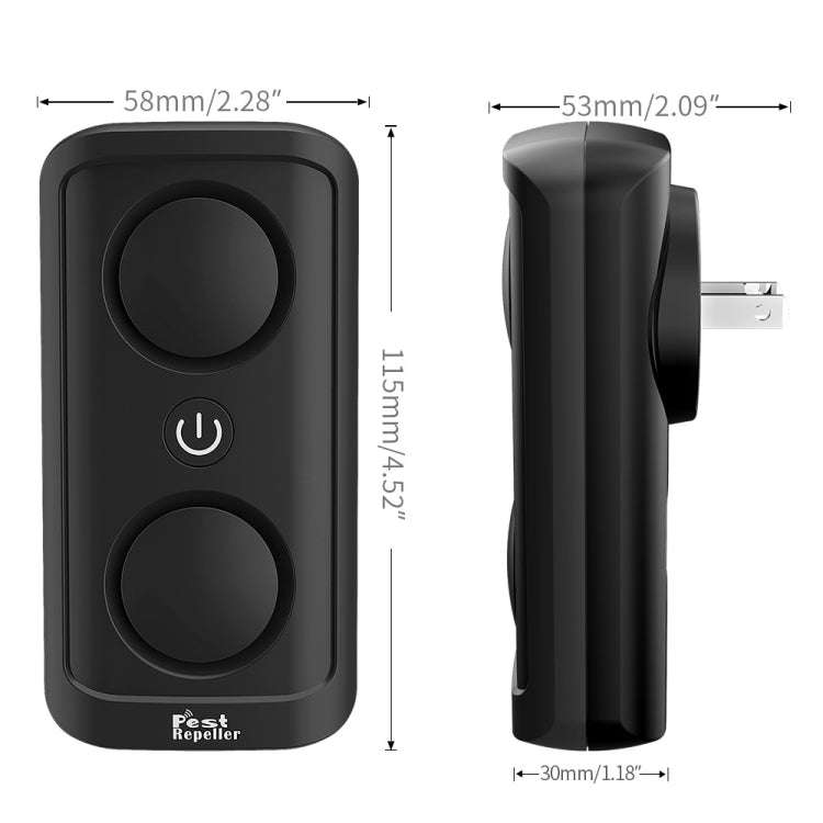BG302 Dual-Speaker Intelligent Frequency Conversion Mosquito Repellent Ultrasonic Insect Repellen...