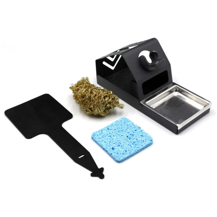 T12 Metal Soldering Iron Stand Electric Soldering Iron Handle Fixed Stand Anti-Static Multi-Funct...