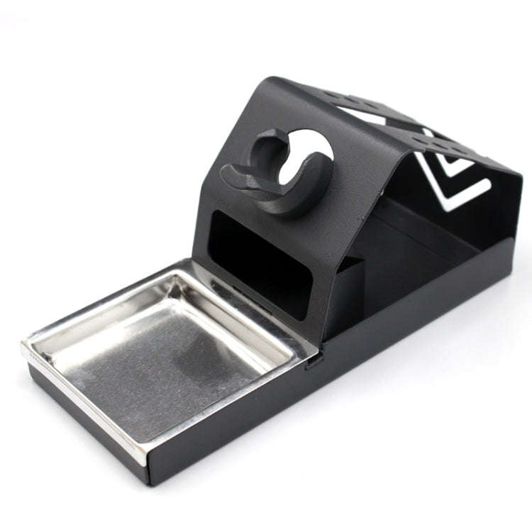 T12 Metal Soldering Iron Stand Electric Soldering Iron Handle Fixed Stand Anti-Static Multi-Funct...