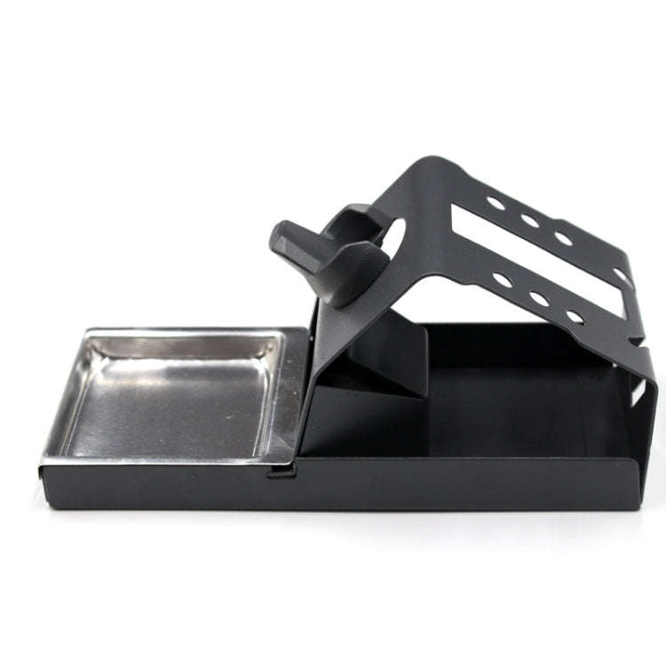 T12 Metal Soldering Iron Stand Electric Soldering Iron Handle Fixed Stand Anti-Static Multi-Funct...