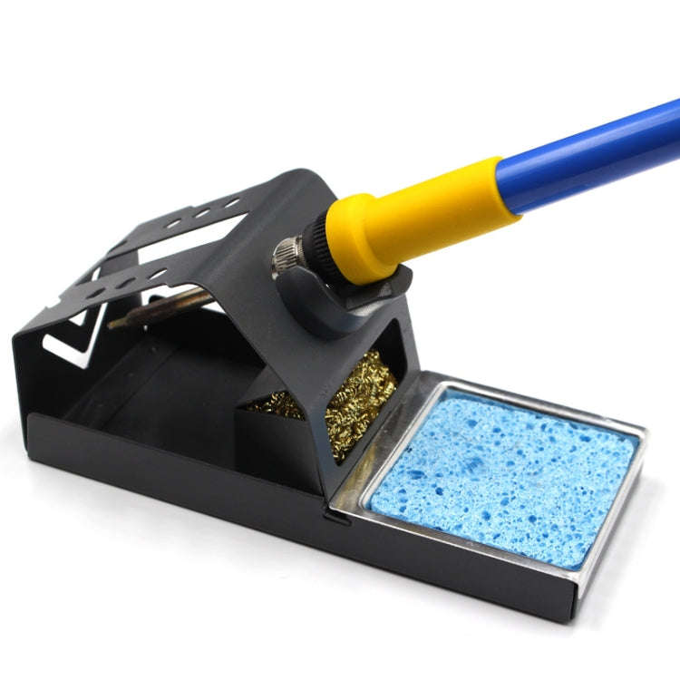 T12 Metal Soldering Iron Stand Electric Soldering Iron Handle Fixed Stand Anti-Static Multi-Funct...