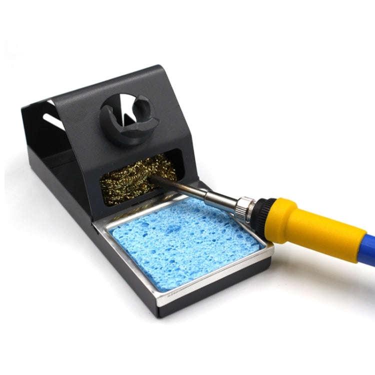 T12 Metal Soldering Iron Stand Electric Soldering Iron Handle Fixed Stand Anti-Static Multi-Funct...