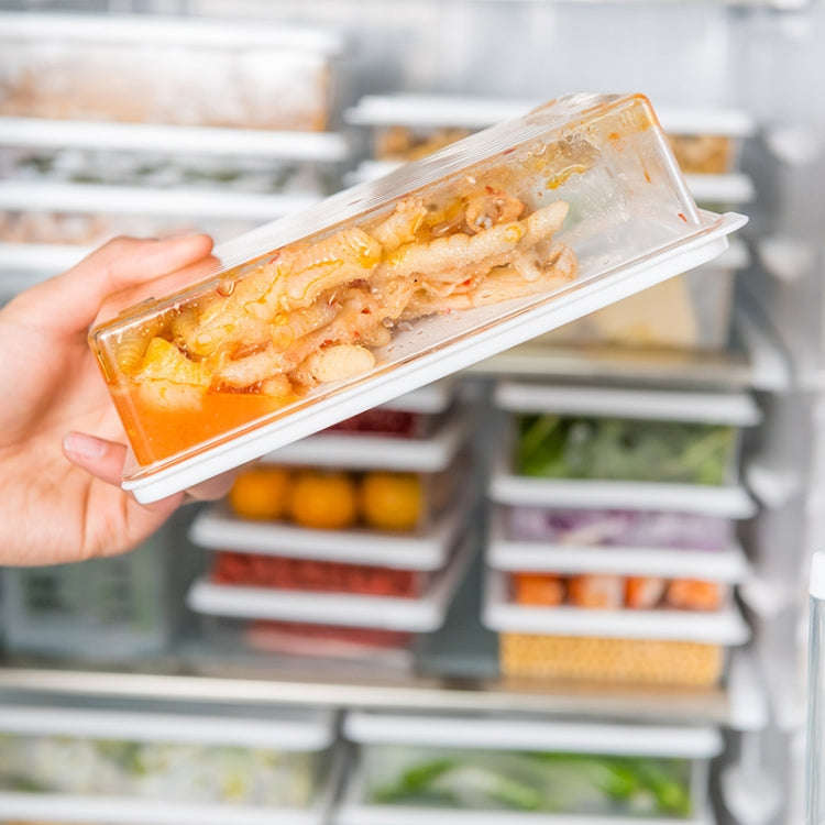 Refrigerator Storage Fresh-Keeping Box Kitchen Can Be Stacked With Frozen Fruit Sealed Box, Small...