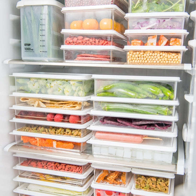 Refrigerator Storage Fresh-Keeping Box Kitchen Can Be Stacked With Frozen Fruit Sealed Box, Small...