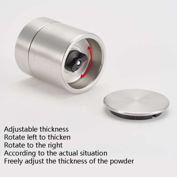 2 in 1 Stainless Steel Manual Pepper Mill Double-Head Pepper Mill, Pepper Mill