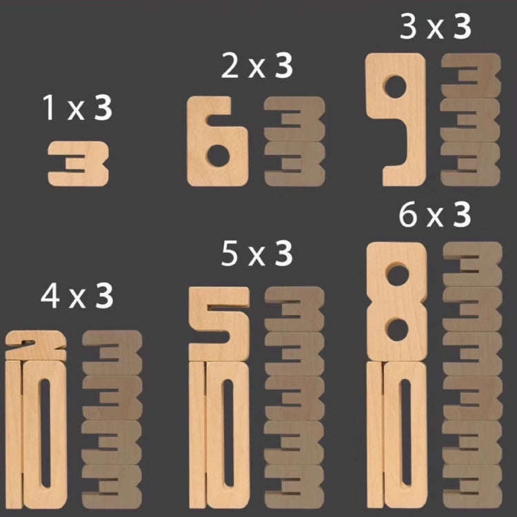 Children Particle Beech Number Building Blocks Children Mathematics Early Education Toy Teaching ...