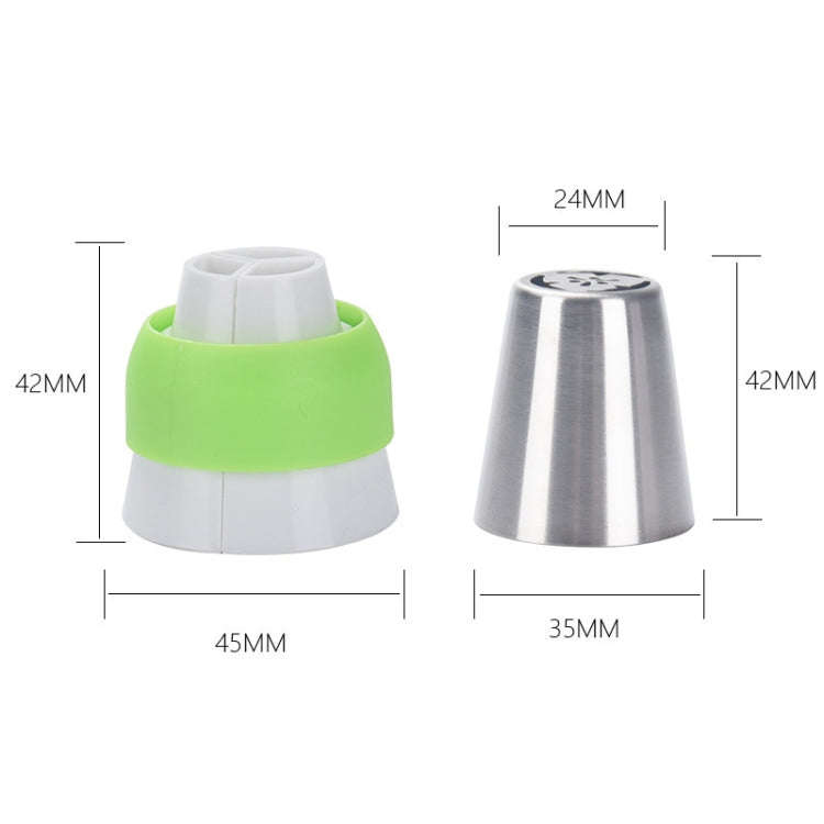 27 in 1 Decorating Mouth Set Seamless Cream Squeezing Mouth, 27 PCS/Set