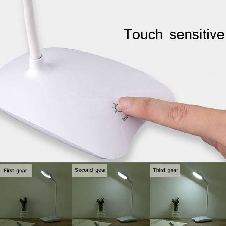 LED Table Lamp Bedroom Bedside Lamp Children Eye Protection Learning Lamp, 7013B Direct Charge wi...