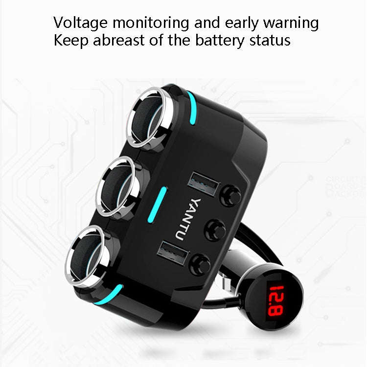 YANTU B39 Cigarette Lighters Cars Multifunctional Usb Fast Charging Car Charger, Wireless Qualcom...